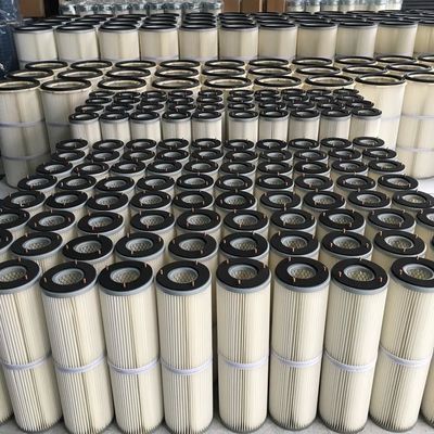 Le filtre durable de cartouche de la poussière, filtres à manches dans l'industrie cimentière abaissent des émissions